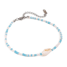 Load image into Gallery viewer, Double-layer rice bead shell anklets