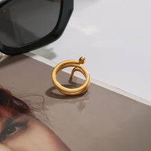 Load image into Gallery viewer, Stainless steel serpentine ring
