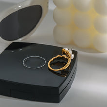Load image into Gallery viewer, Stainless steel freshwater pearl ring
