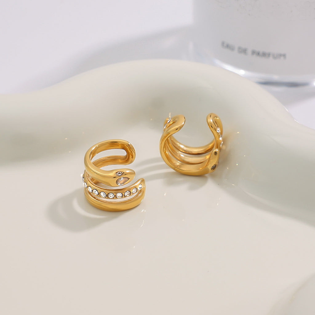 Stainless steel ear bone clips