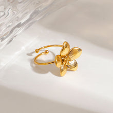 Load image into Gallery viewer, Stainless steel flower-opening ring