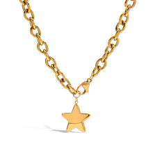 Load image into Gallery viewer, Five-pointed star stainless steel pendant necklace