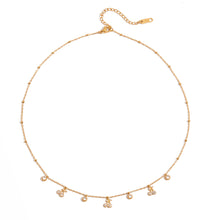 Load image into Gallery viewer, Stainless steel cherry collarbone chain