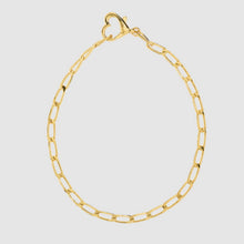 Load image into Gallery viewer, Stainless steel heart-shaped pendant open-loop necklace