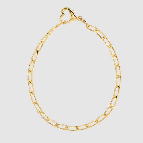 Stainless steel heart-shaped pendant open-loop necklace