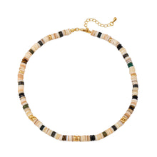 Load image into Gallery viewer, Colored natural stone beaded necklace