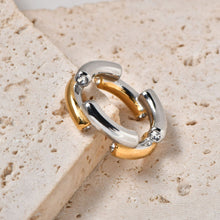 Load image into Gallery viewer, Stainless steel color-blocking ring
