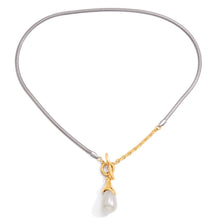 Load image into Gallery viewer, Stainless steel pearl pendant necklace