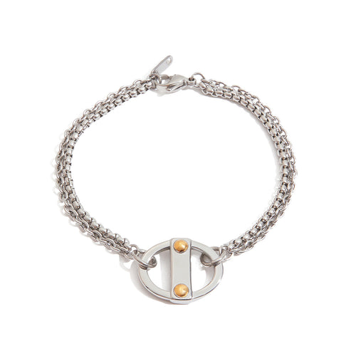 Stainless steel Cuban chain bracelet