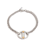 Stainless steel Cuban chain bracelet