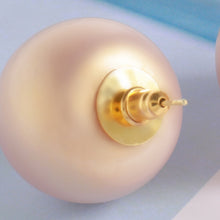 Load image into Gallery viewer, S925 Silver needle High-gloss Pearl earrings