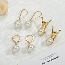 Load image into Gallery viewer, Imitation pearl earrings