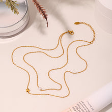 Load image into Gallery viewer, Stainless steel 18K gold star-shaped beaded multi-layer necklace