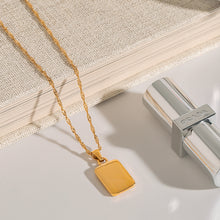 Load image into Gallery viewer, Stainless steel angel pendant necklace collarbone chain