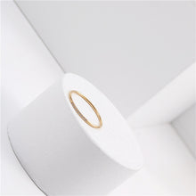 Load image into Gallery viewer, A small diamond-encrusted titanium steel index finger ring plated with 18K gold