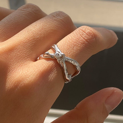 Simple stainless steel ring