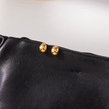 Load image into Gallery viewer, 18K gold stainless steel teardrop earrings