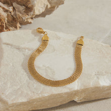 Load image into Gallery viewer, Stainless steel woven chain bracelet