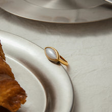 Load image into Gallery viewer, Stainless steel pearl ring