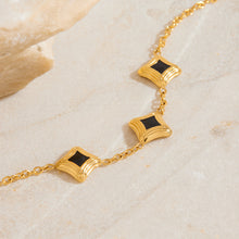 Load image into Gallery viewer, Stainless steel oil-dripping square chain bracelet