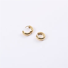 Load image into Gallery viewer, Golden stainless steel earring earrings