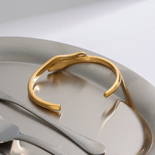 Load image into Gallery viewer, 18K stainless steel serpentine bracelet inlaid with zirconium