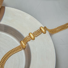 Load image into Gallery viewer, 18K gold stainless steel bracelet