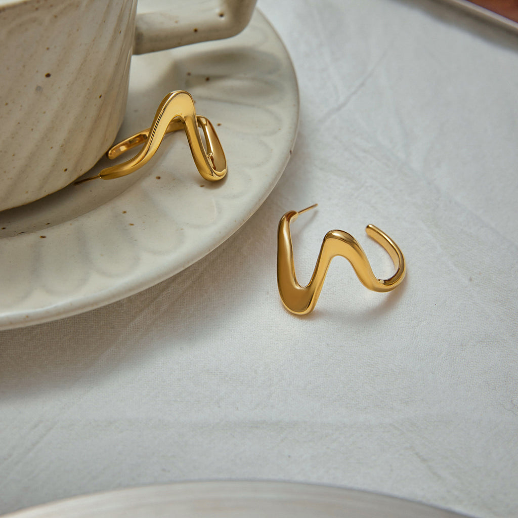 Personalized stainless steel earrings