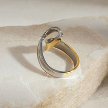 Load image into Gallery viewer, Stainless steel gold and silver color-matching ring