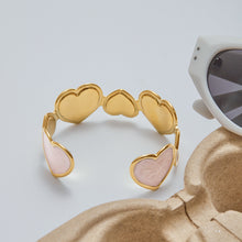 Load image into Gallery viewer, Stainless steel oil-dripping heart bracelet