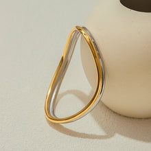 Load image into Gallery viewer, 18K gold, stainless steel, gold and silver color-matched bracelet