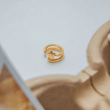 Load image into Gallery viewer, Stainless steel star zircon ear clips